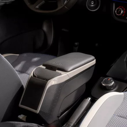 RATI Cotieră ARMSTER 2 RENAULT CLIO 2013-2019  [gri,piele vegană]