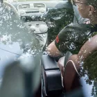RATI Cotieră ARMSTER S OPEL CORSA 2006-2014  [negru,piele vegană]