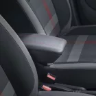 RATI Cotieră ARMSTER 3 SUZUKI SWIFT 2017-2023  [negru,piele,cusături roşii]