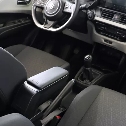 RATI Cotieră ARMSTER S SUZUKI SWIFT 2024- cu frână de mână manuală [negru,piele vegană]