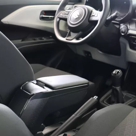 RATI Cotieră ARMSTER 2 SUZUKI SWIFT 2024- cu frână de mână manuală [negru,piele vegană]