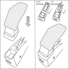 RATI Cotieră ARMSTER 2 CITROEN E-C3 AIRCROSS 2024-  [negru,piele vegană]