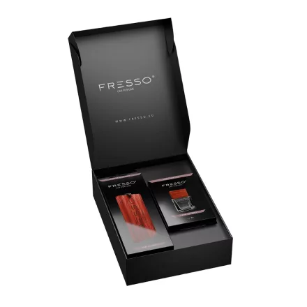 Set odorizant auto FRESSO Dark Delight cutie cadou