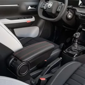   RATI Cotieră ARMSTER 3 CITROEN C3 AIRCROSS 2024-  [negru,piele,cusături roşii]