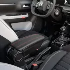 RATI Cotieră ARMSTER 3 FIAT GRANDE PANDA 2025-  [negru,piele,cusături roşii]