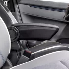 RATI Cotieră ARMSTER 3 FIAT GRANDE PANDA 2025-  [negru,piele,cusături roşii]