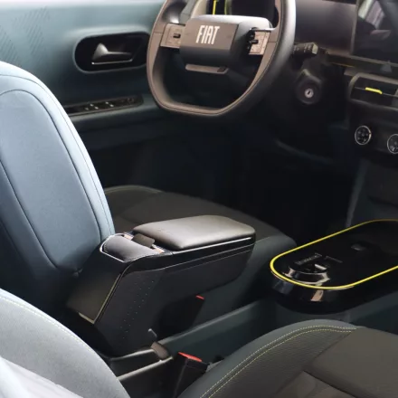 RATI Cotieră ARMSTER 2 FIAT GRANDE PANDA HYBRID 2024-  [negru,piele vegană]