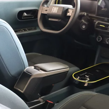 RATI Cotieră ARMSTER 2 FIAT GRANDE PANDA ELECTRIC 2024-  [gri,piele vegană]