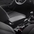 RATI Cotieră ARMSTER 3  montaj pe scaun DACIA LOGAN 2017-2020 cu cotieră originală [negru,piele vegană,usb,PP]