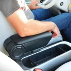RATI Cotieră ARMSTER 3  montaj pe scaun CITROEN C3 2017-2024 cu cotieră originală/fără cotieră [negru,piele vegană]