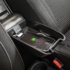 RATI Cotieră ARMSTER 3  montaj pe scaun CITROEN C3 2017-2024 cu cotieră originală/fără cotieră [negru,piele vegană,usb]