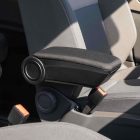 RATI Cotieră ARMSTER 3  montaj pe scaun DACIA DUSTER 2018-2019 cu cotieră originală [negru,material textil,usb]