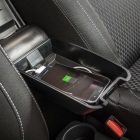 RATI Cotieră ARMSTER 3  montaj pe scaun DACIA DUSTER 2018-2024 fără cotieră originală [negru,material textil,usb]
