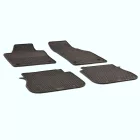 GUZU covoraș de cauciuc VW CADDY 2004-2020  [negru,cauciuc,4 bucăţi/set]