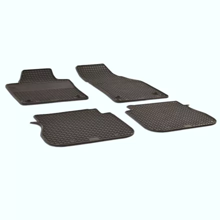 GUZU covoraș de cauciuc VW CADDY 2004-2020  [negru,cauciuc,4 bucăţi/set]